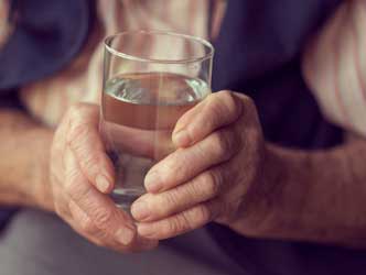 kurang minum air putih