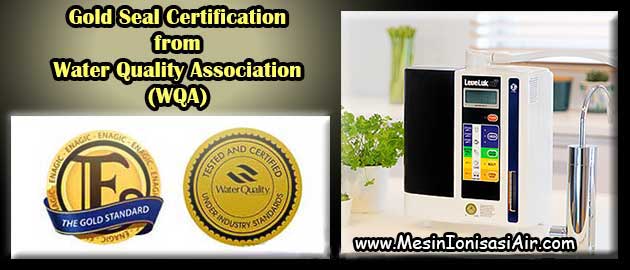 wqa gold standard enagic kangen water indonesia